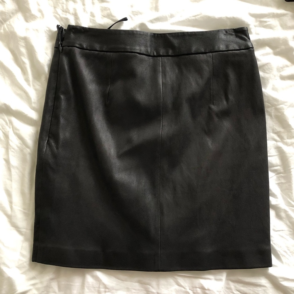 T by Alexander Wang faux leather mini skirt